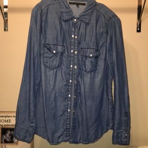 Jean button up